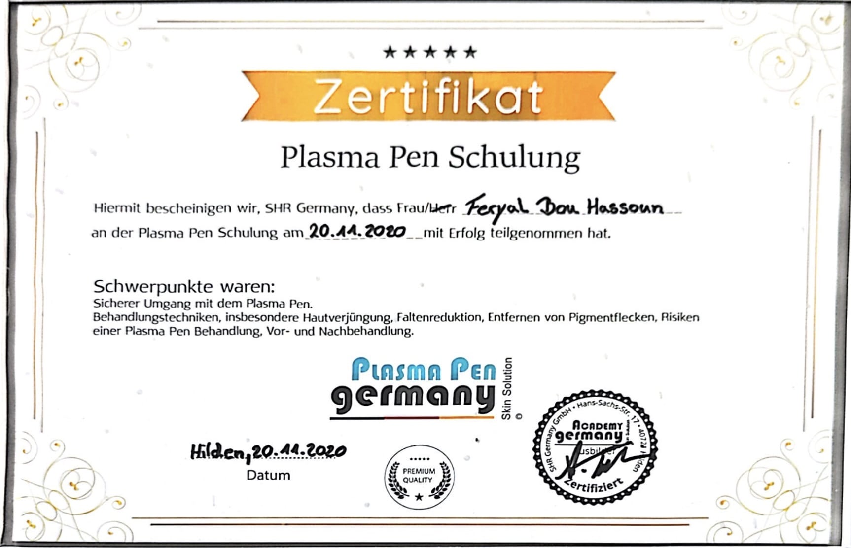 shr plasma pen